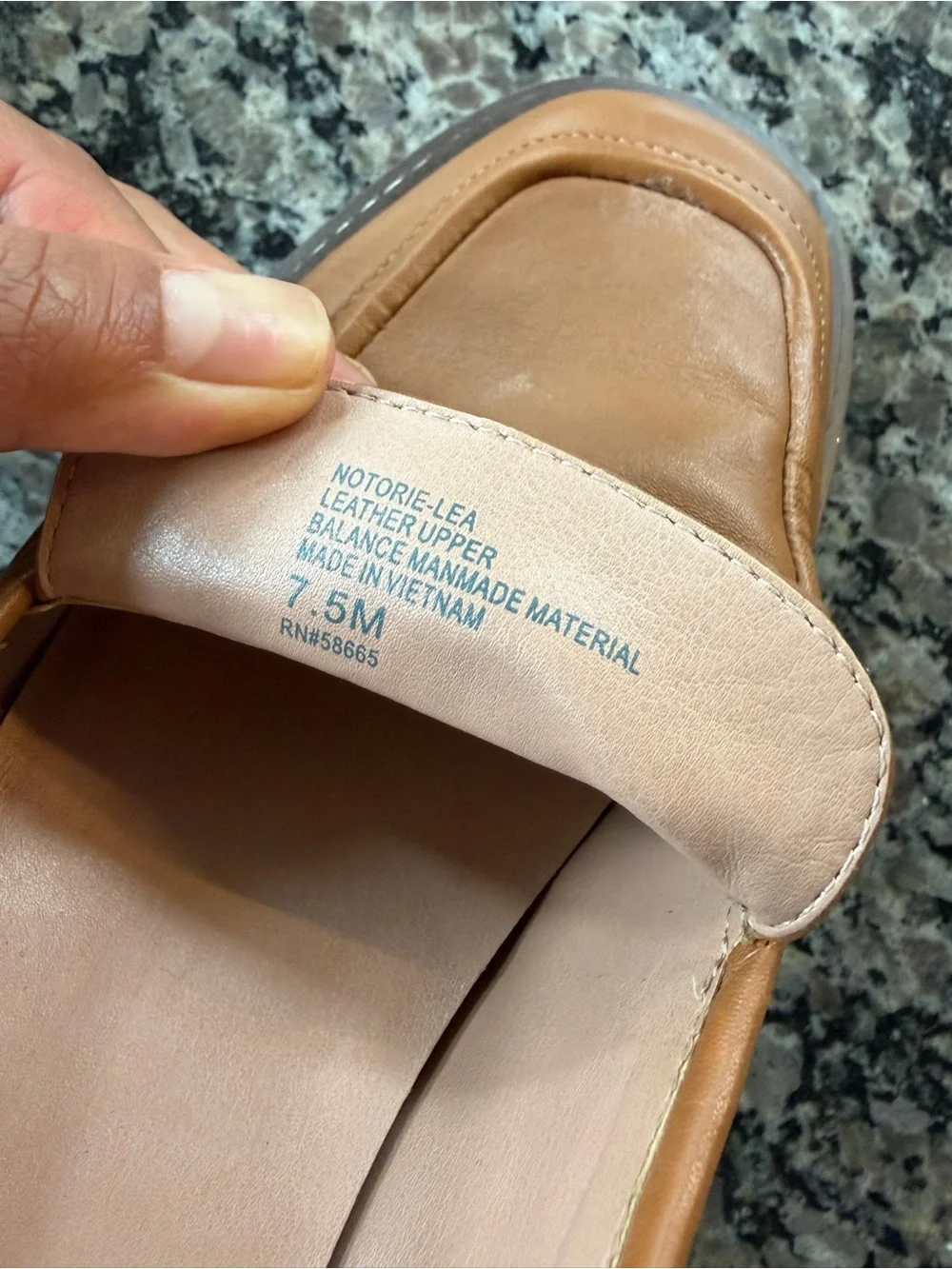 Nordstrom Tan Leather Woven-Detail Platform Loafers